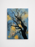 Pintura Original "Atardecer a través de las ramas" – Acrylic Painting